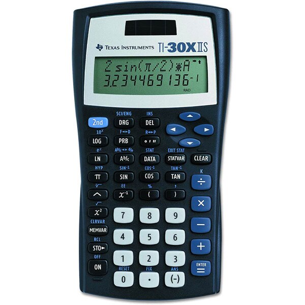 Texas Instruments TI-30XIIS calculator image